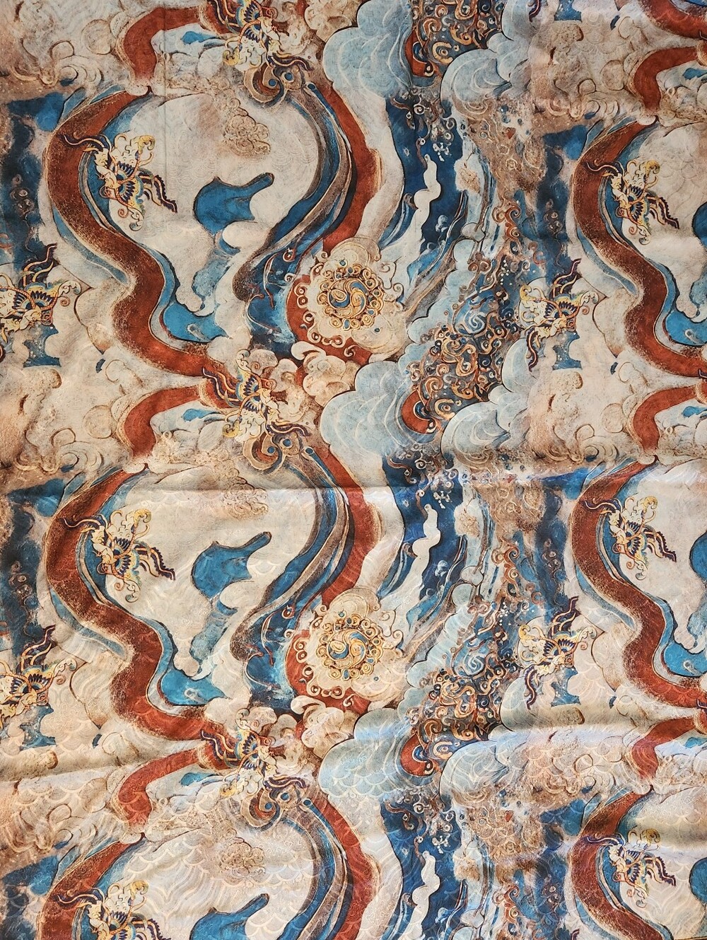 Oriental Big Squared Silk Dragon and Zhang Qian Military Silk Road - Picture 5 of 8